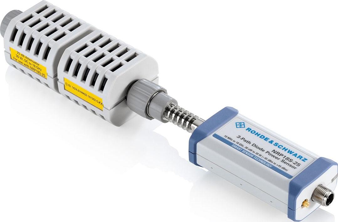 Rohde and Schwarz NRP18S-25 - High Power Three-Path Diode Power Sensor (10MHz to 18GHz, -45 dBm to  45 dBm)