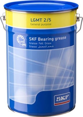 SKF LGMT 2/5 General Purpose industrial and Automotive NLGI 2 Grease, 5 kg Can