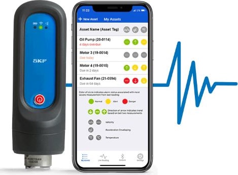 SKF Pulse CMDT 390-K-SL Bluetooth Vibration Sensor | TEquipment