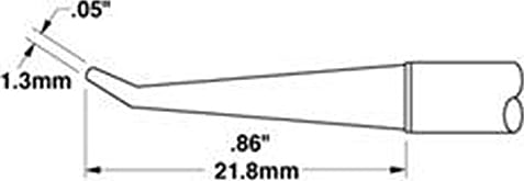 STTC Conical Bent 30 Deg Long Reach 1.3 mm x 21.8mm