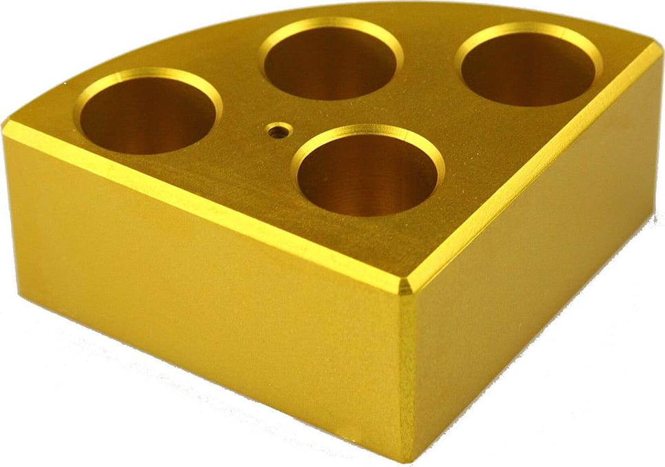 Scilogex 18900049 Gold Quarter Reaction Block