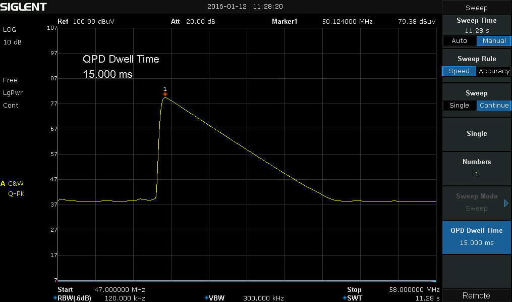 Siglent EMI-SSA3000X - EMI Activation License for SSA3000X Spectrum Analyzers