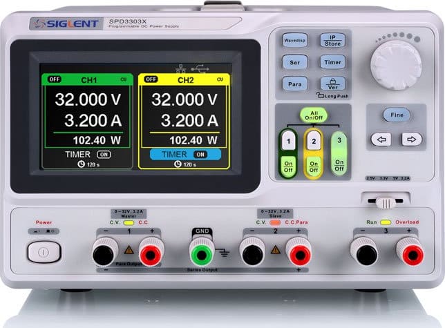 Siglent SPD3000X Series Programmable DC Power Supply Series