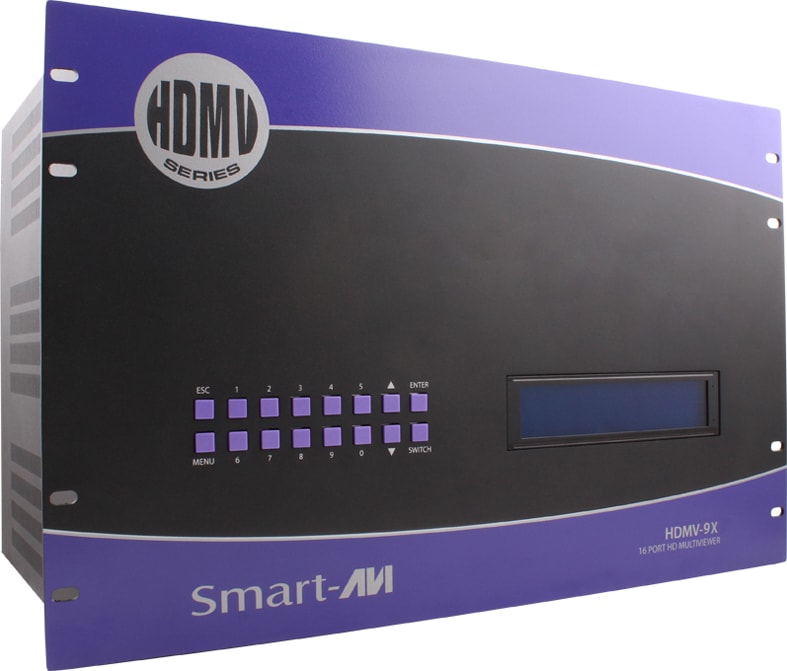 SmartAVI SMHDMV9XS 9Port Full HD Multiviewer for a Single Monitor