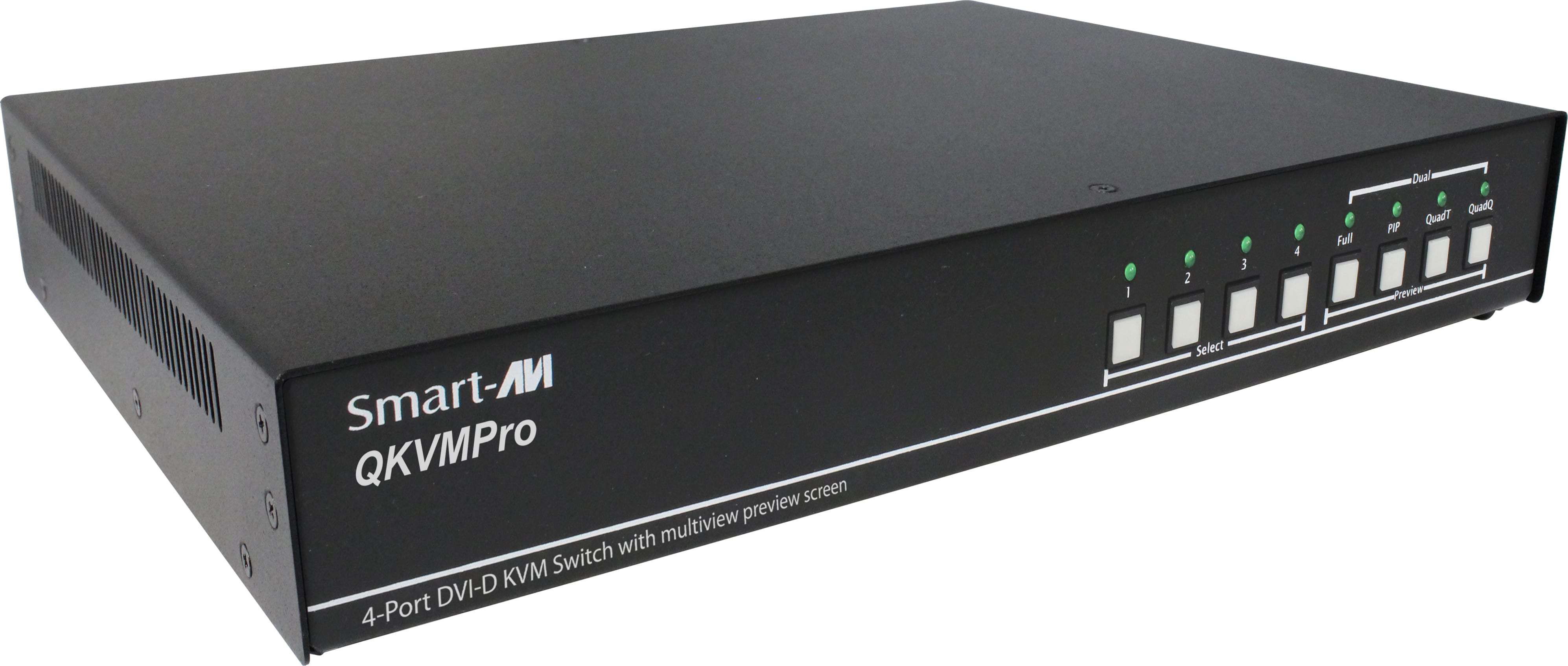 Smart AVI-SM-QKVM-PRO - 4-Port DVI-D/USB KVM Switch