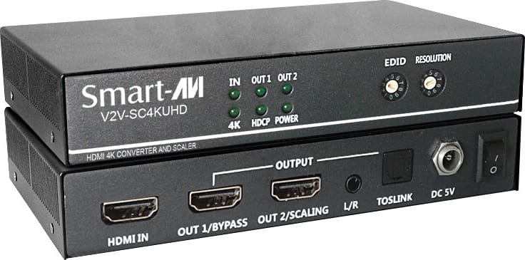 Smart-AVI V2V-SC4KUHD-S - HDMI 4K Converter and Scaler