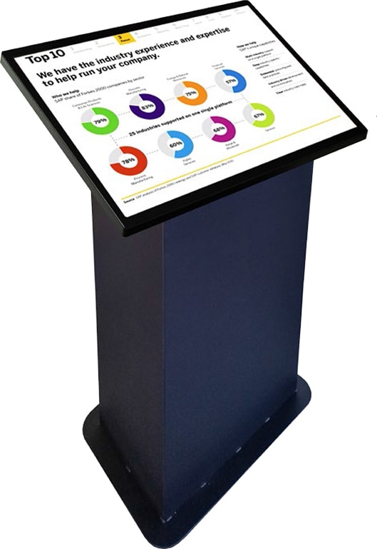 Smart Media Kio 55l 4k 55 Interactive Kiosk Digital Lectern