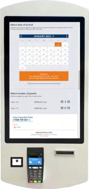 Smart Media KIO-32SSW Self-Service Checkout Kiosk