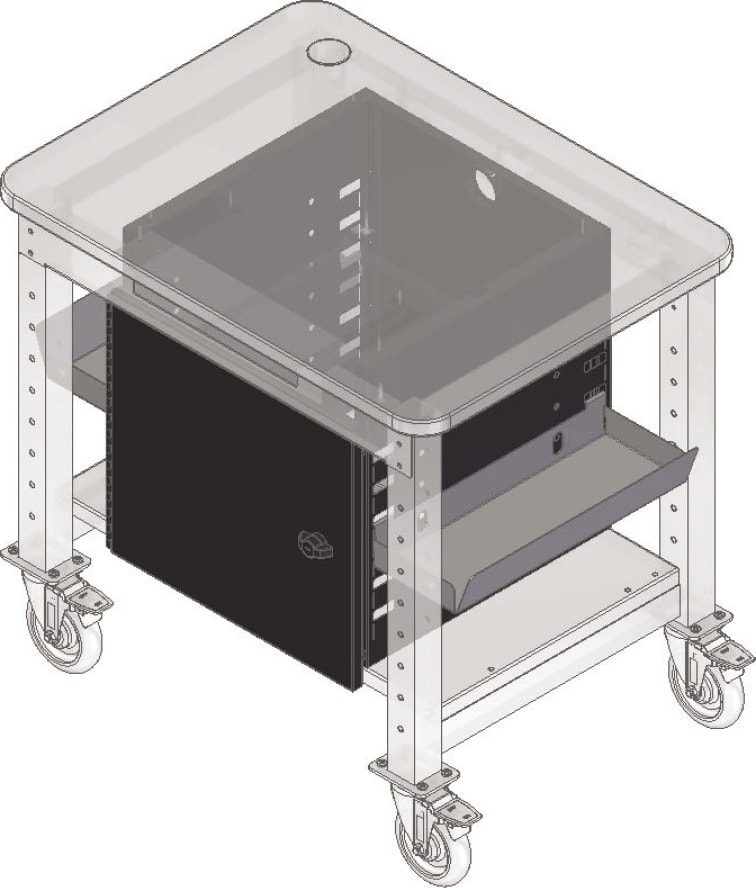 Spectrum Industries 37135 Locking Cabinet Touchboards