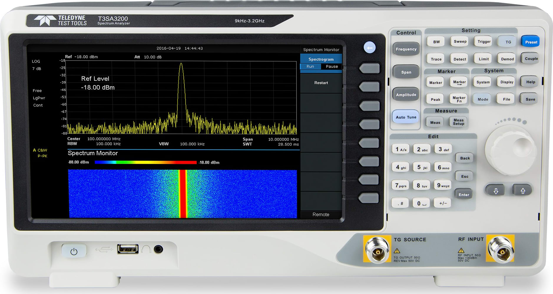 Teledyne Test Tools T3SA3000 Spectrum Analyzer