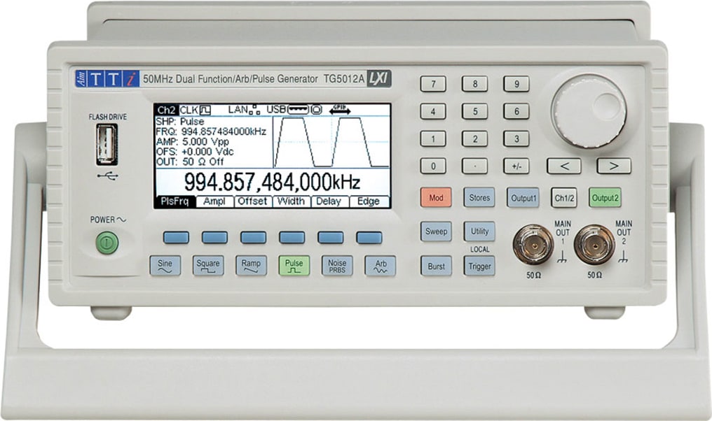 TTi TG5012A 2channel 50MHz Function Pulse Arbitrary Generator
