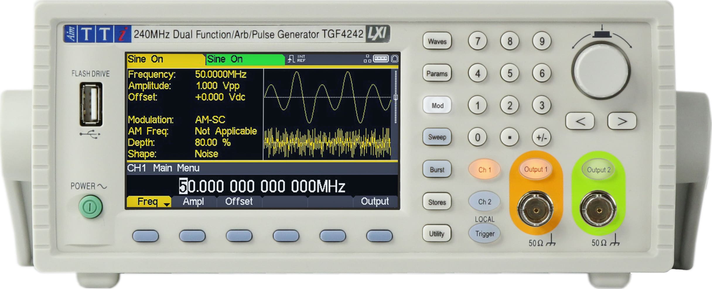 TTi TGF4000 Series Dual Channel Arbitrary Function Generator