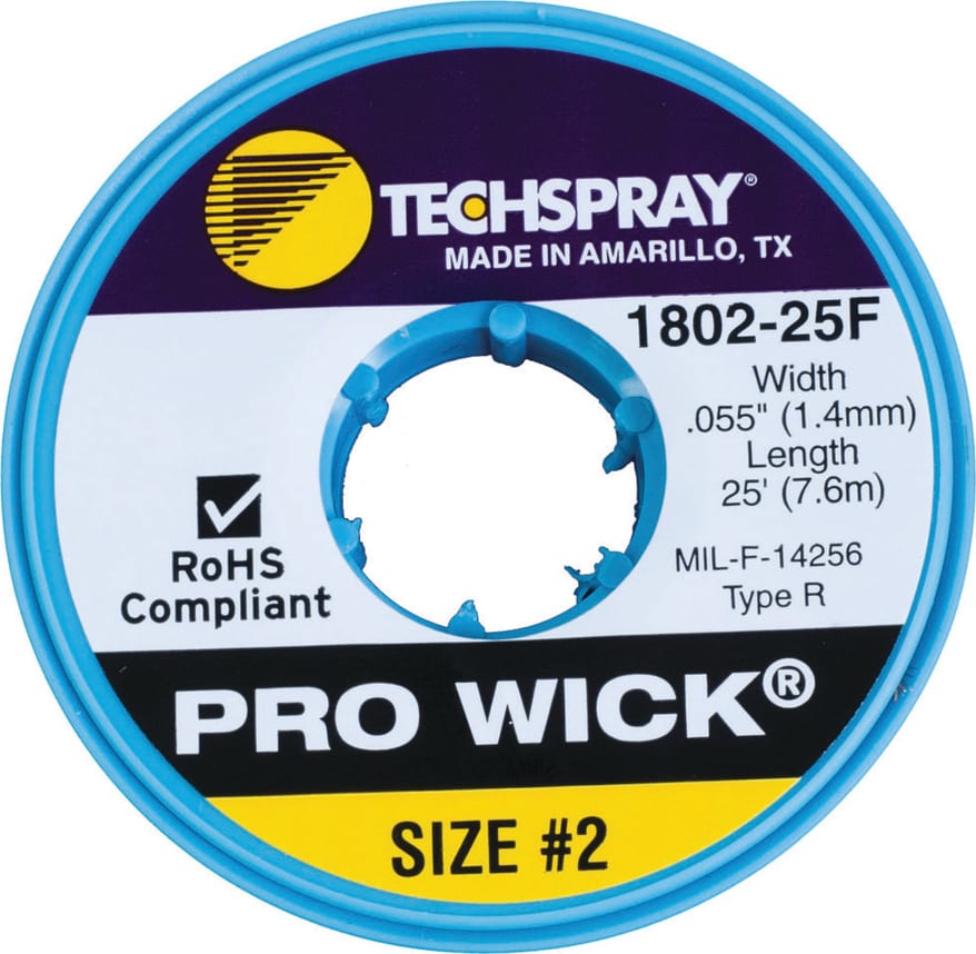 Techspray 1802-25F - Desoldering Braid