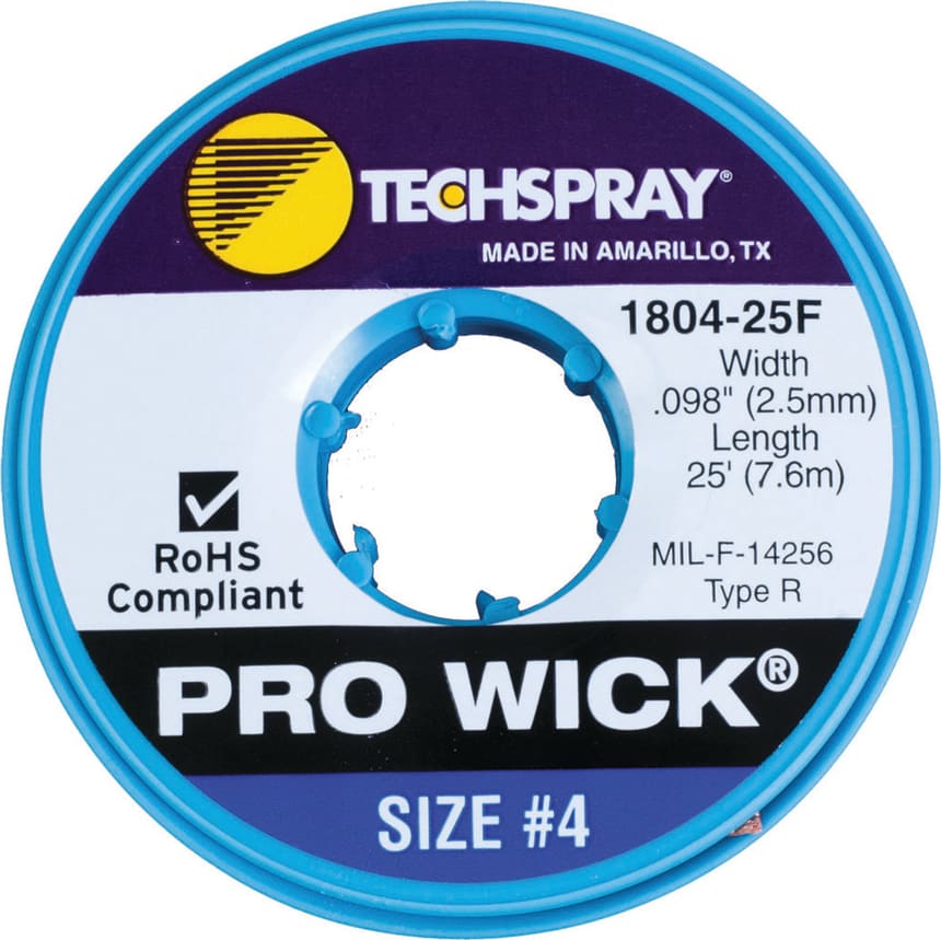 Techspray 1804-25F - Desoldering Braid