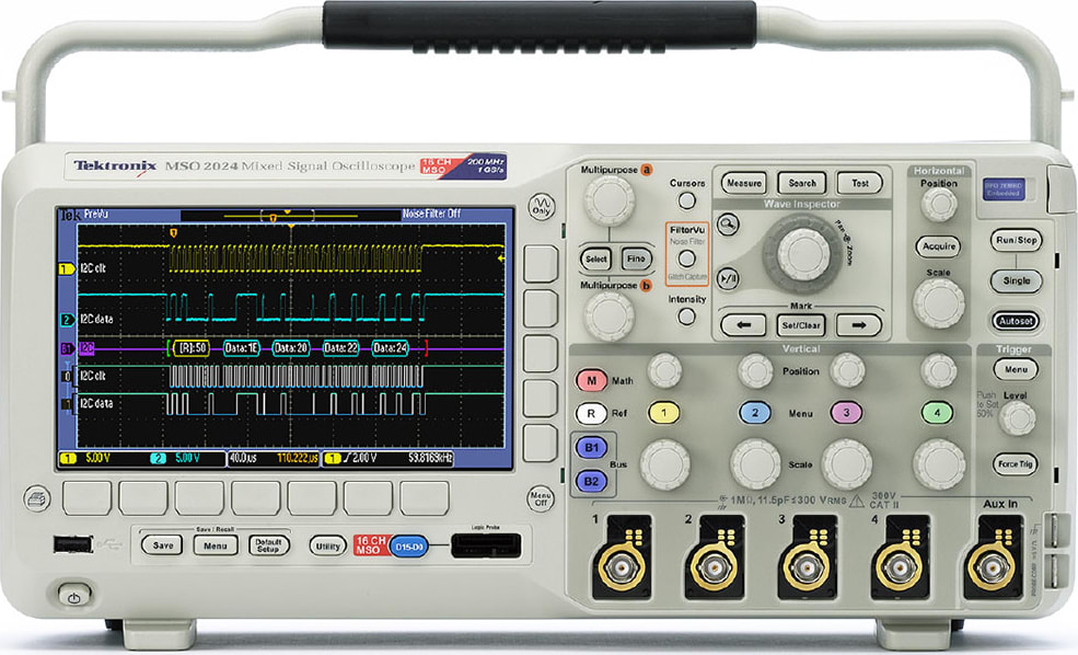 Tektronix MSO2002B Series Mixed Signal Oscilloscope