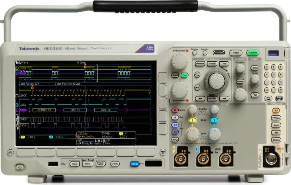 Tektronix MDO3000 Mixed Domain Oscilloscope 2 Channels Series