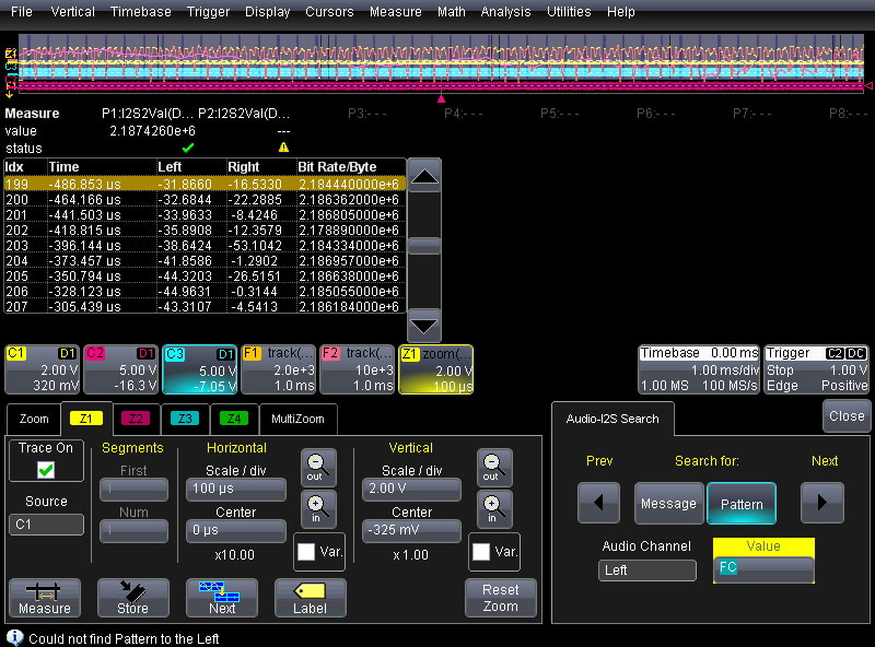 Teledyne LeCroy HDO4K-AUDIOBUS TD AudioBus Trigger and Decode Option