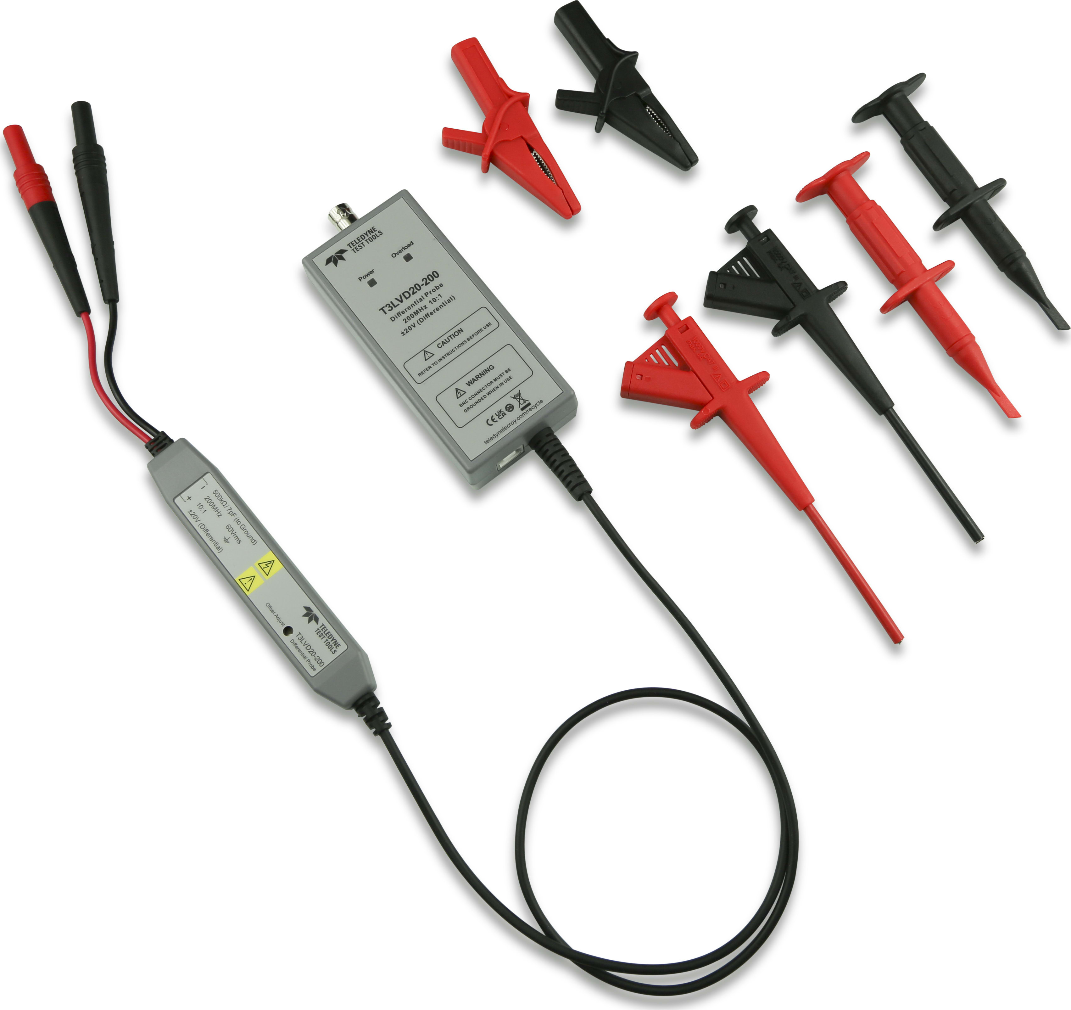 Teledyne Test Tools T3LVD20-200 - Low Voltage Differential Probe (20 V, 200 MHz)