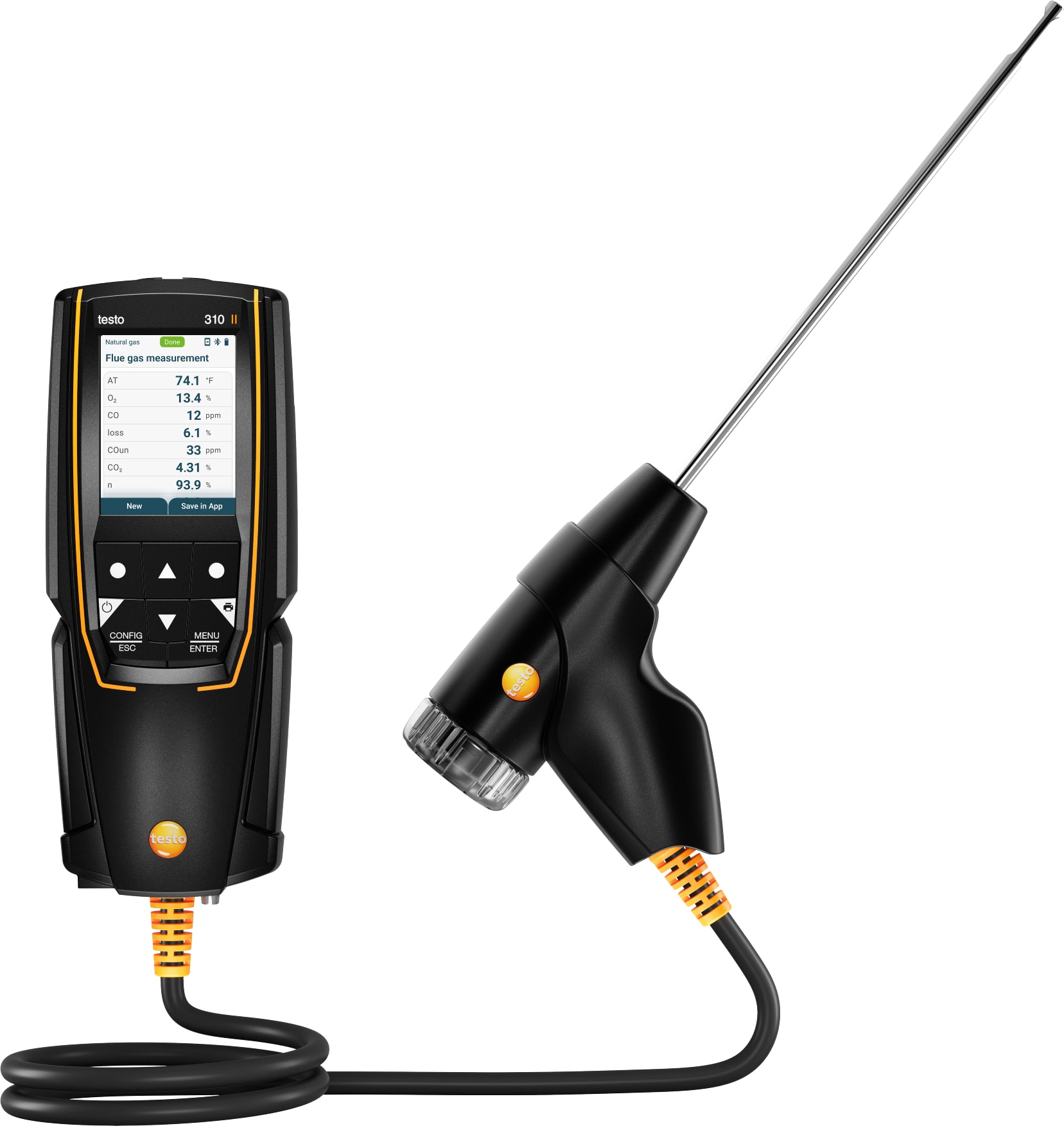 Testo 310 II - Combustion Analyzer Kit