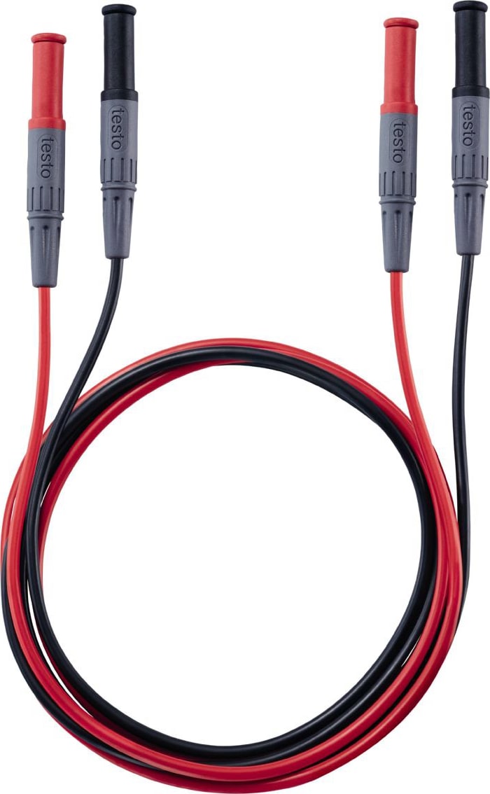 Testo 0590 0013 - Measuring Cable Extensions (Straight Plug), 1 Set