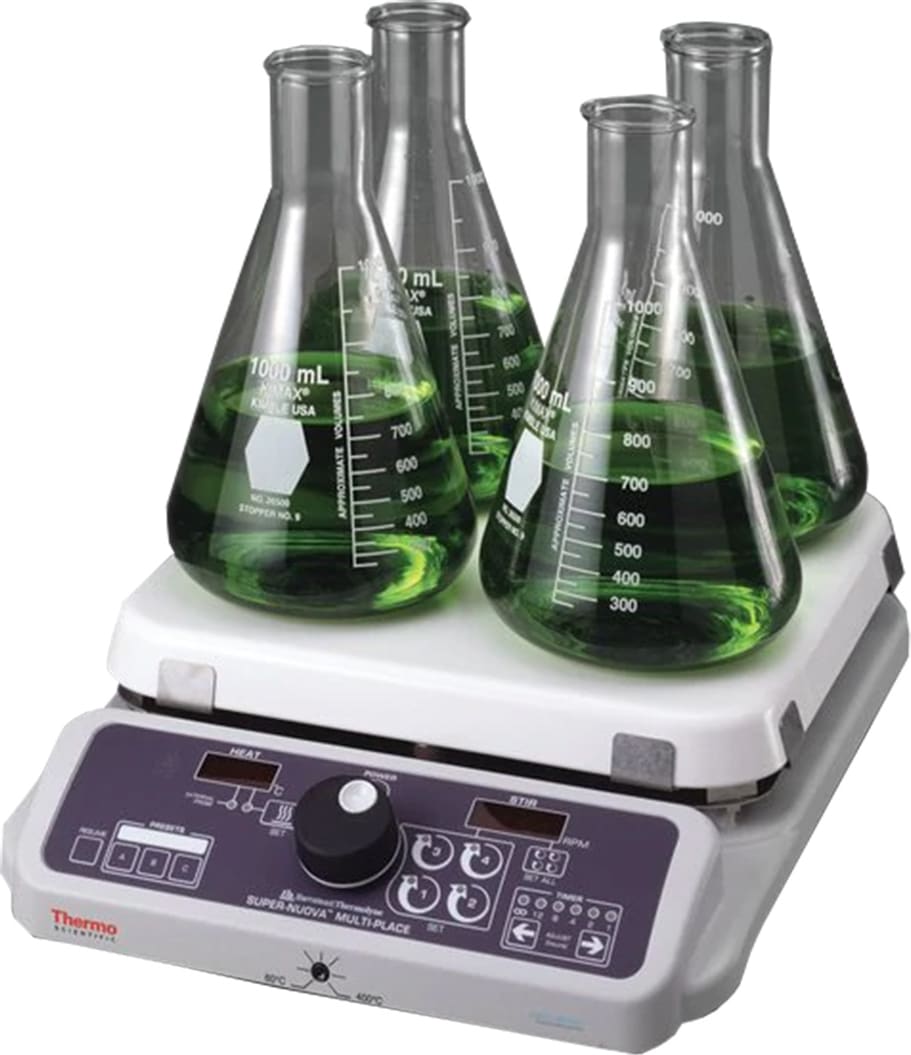 Hot Plate with Magnetic Stirrer and Detachable Support Bar w/ Clamp