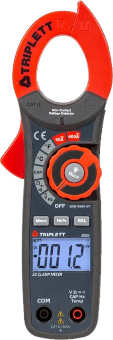 Triplett 9305-NIST - 9305 AC Clamp Meter with Certificate