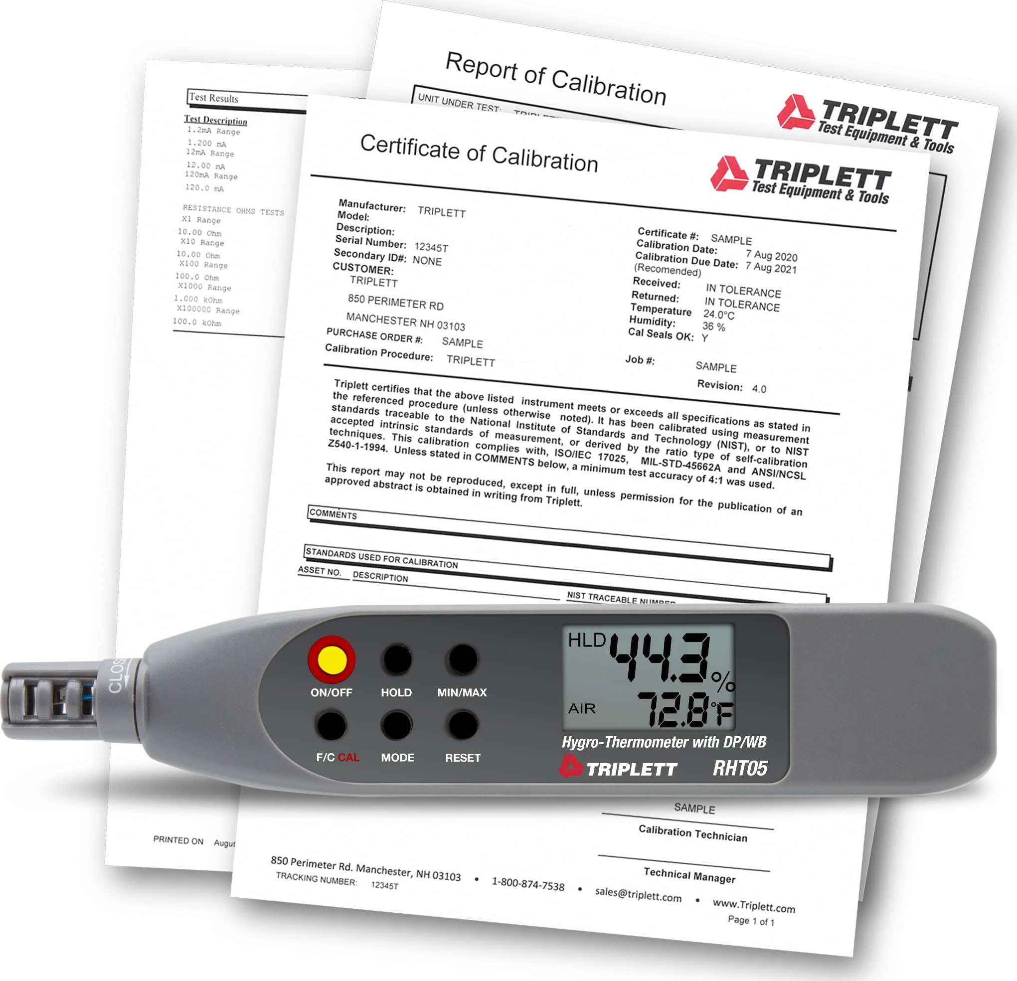 Triplett RHT02 - Hygro-Thermometer Pen