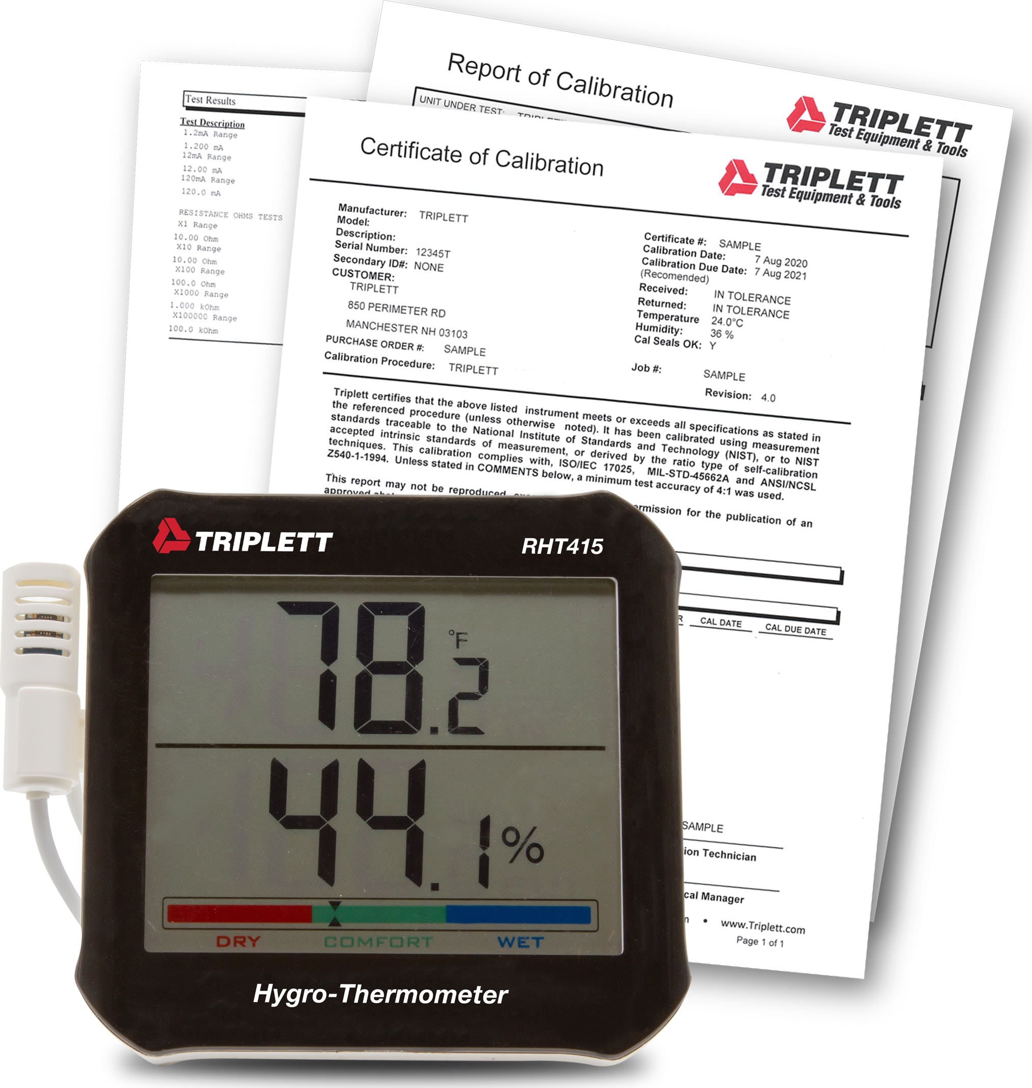 Hygro-Thermometer Pen - Displays Humidity and Air Temperature - (RHT02)