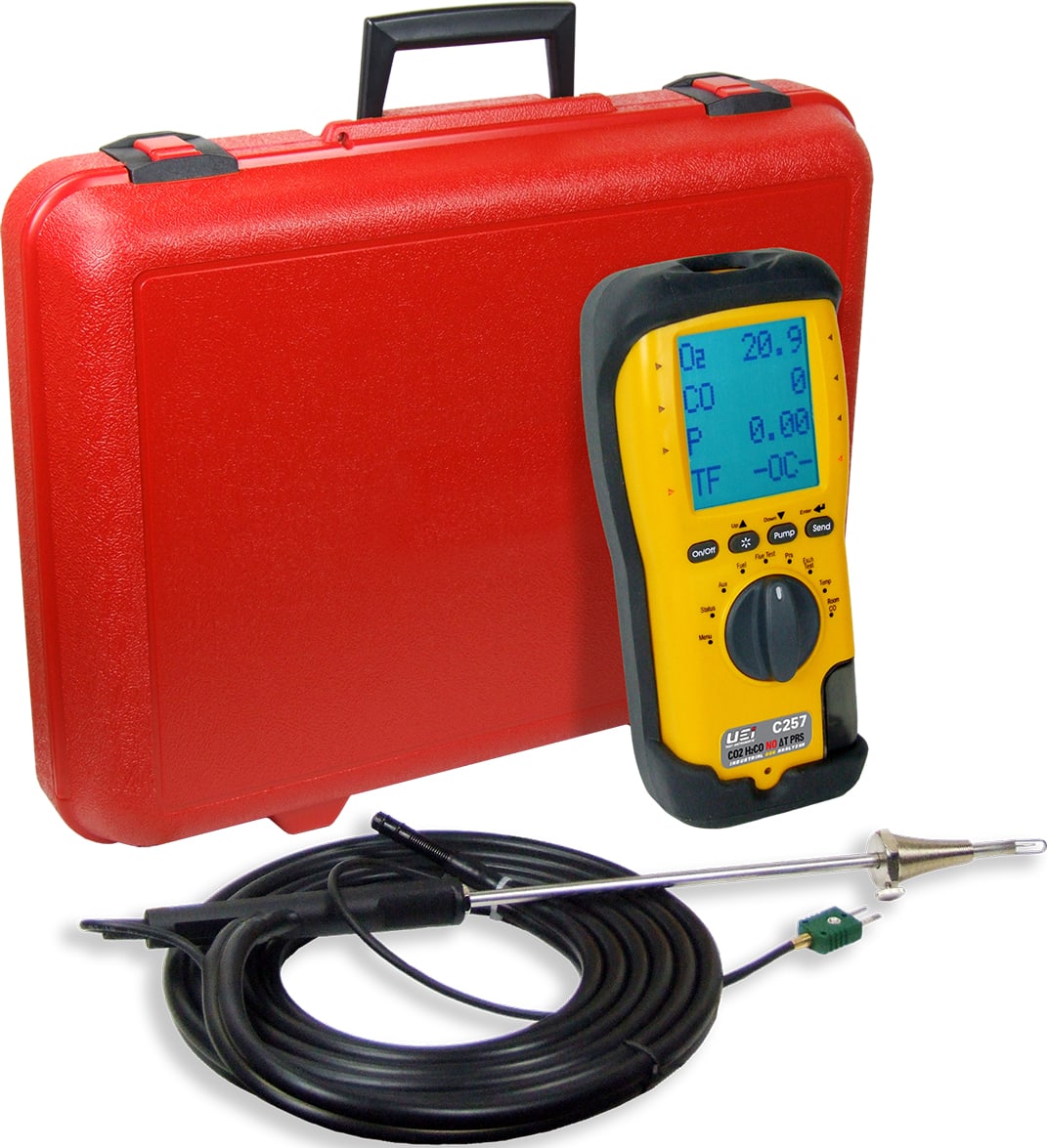 UEi C257 Industrial Combustion Analyzer with NOx
