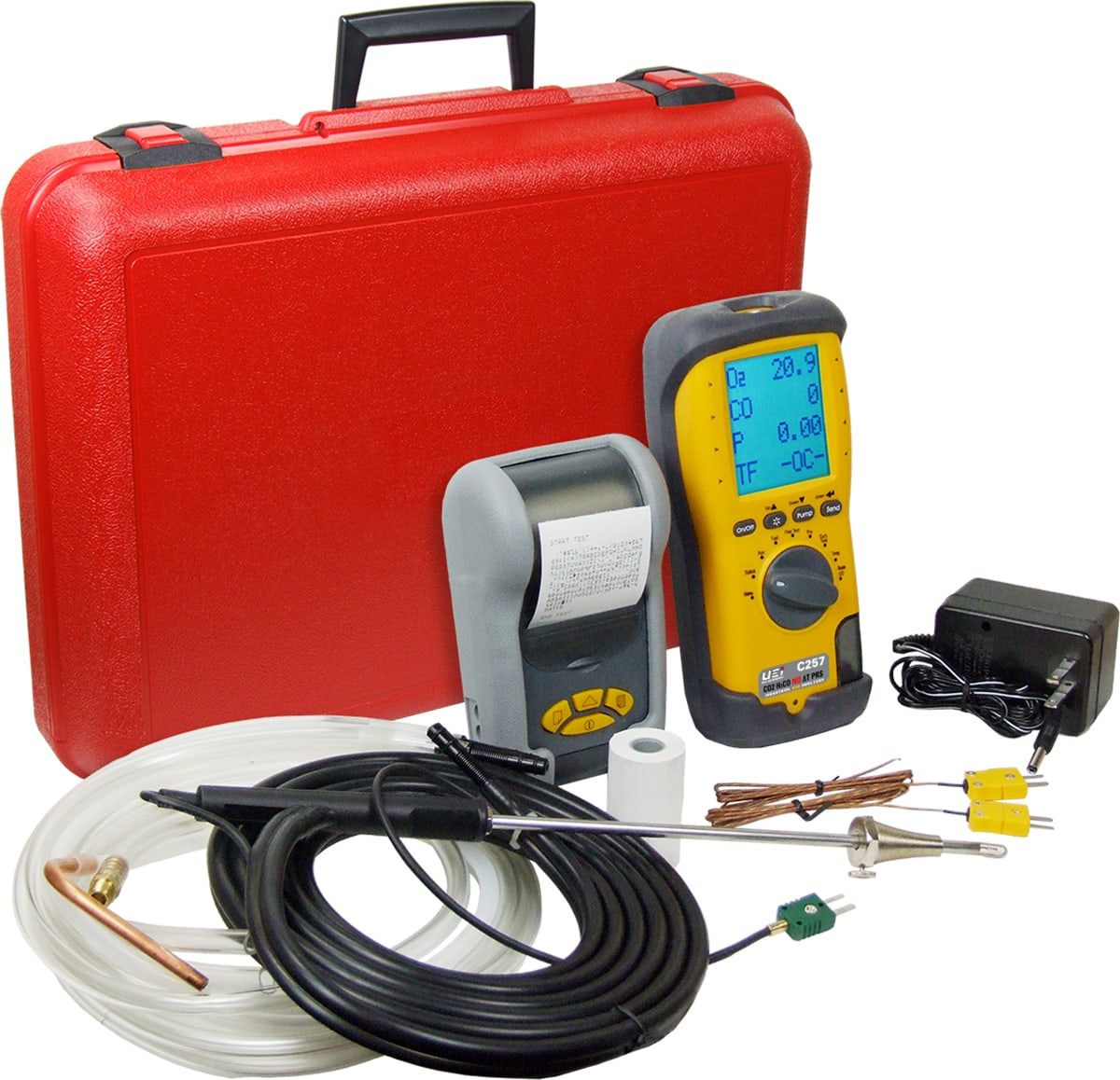UEi C257KIT Industrial Combustion Analyzer Kit with NOx