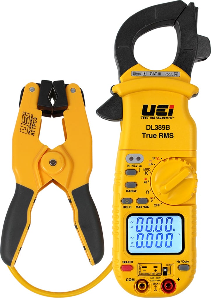 UEi DL389BCOMBO True RMS Clamp Meter DL389B and ATTPC3