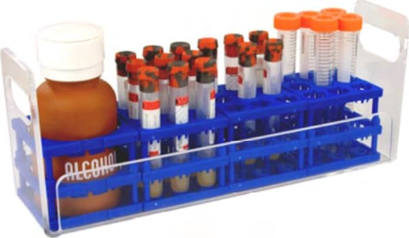 Unico 54040 Tube-CUBE Carrier, Holds 4