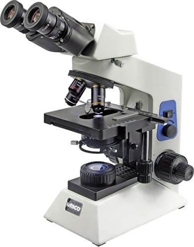 Unico G505 Binocular Phase Contrast Microscope with 10x, 20x, 40x and 100x Plan Phase, and 4x Brightfield Objectives