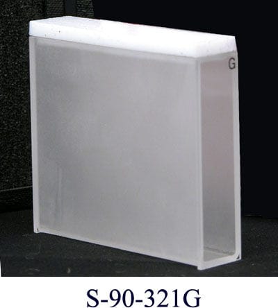 Unico S-90-321G Glass, Rectangular,50 MM Pathlength, 17.5 ML Capacity, Visible Only, Each