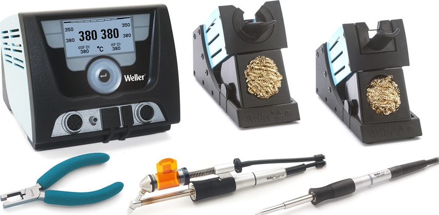Weller WXD2020N - Two Channel Soldering / Desoldering Station with WXDP120,  WXP120