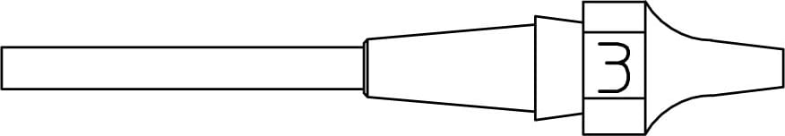 Weller XDSL3 Desoldering Tip