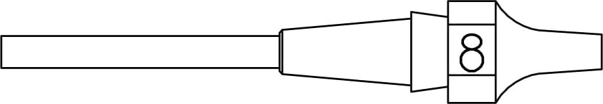 Weller XDSL8 Desoldering Tip