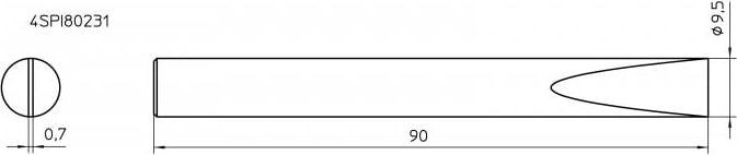 Weller SPI80 231 Soldering Tip