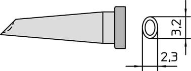 Weller T0054441099 LT GW1 SOLDERING TIP