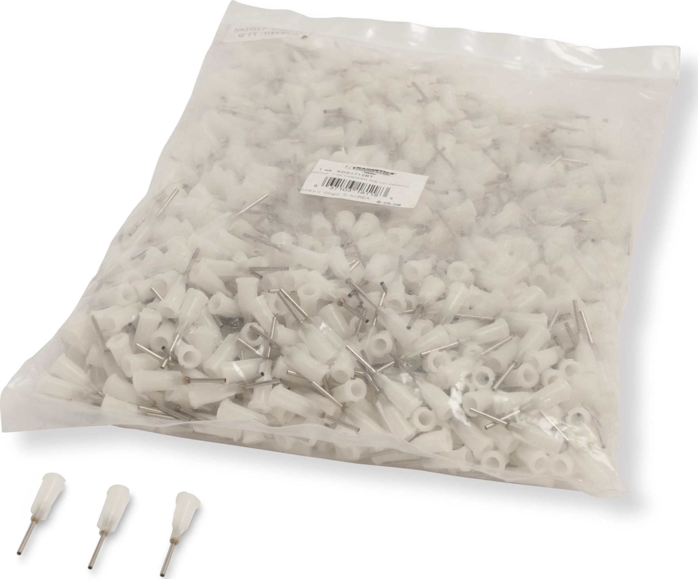 Weller KDS1712BT Needle, 17 GA Threaded Hub, 1/2",1000/PK