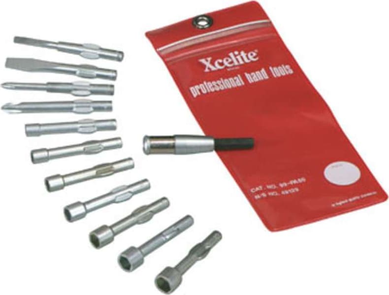 Xcelite 99PA50N Hex Power Bit Adapter Set