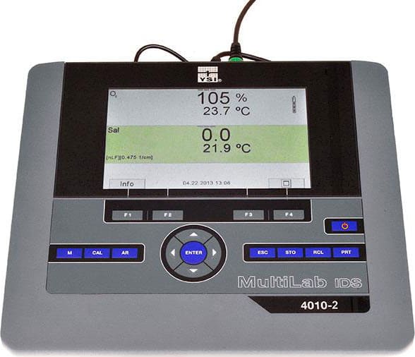 YSI 4010-2 MultiLab IDS Two Channel Benchtop Instrument with Memory and Data Transfer VIA USB.