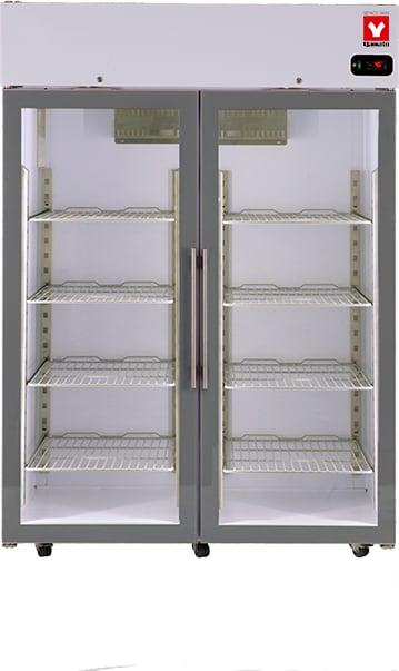 Yamato SLR-1301DG - Laboratory Refrigerator, Two Hinged Glass