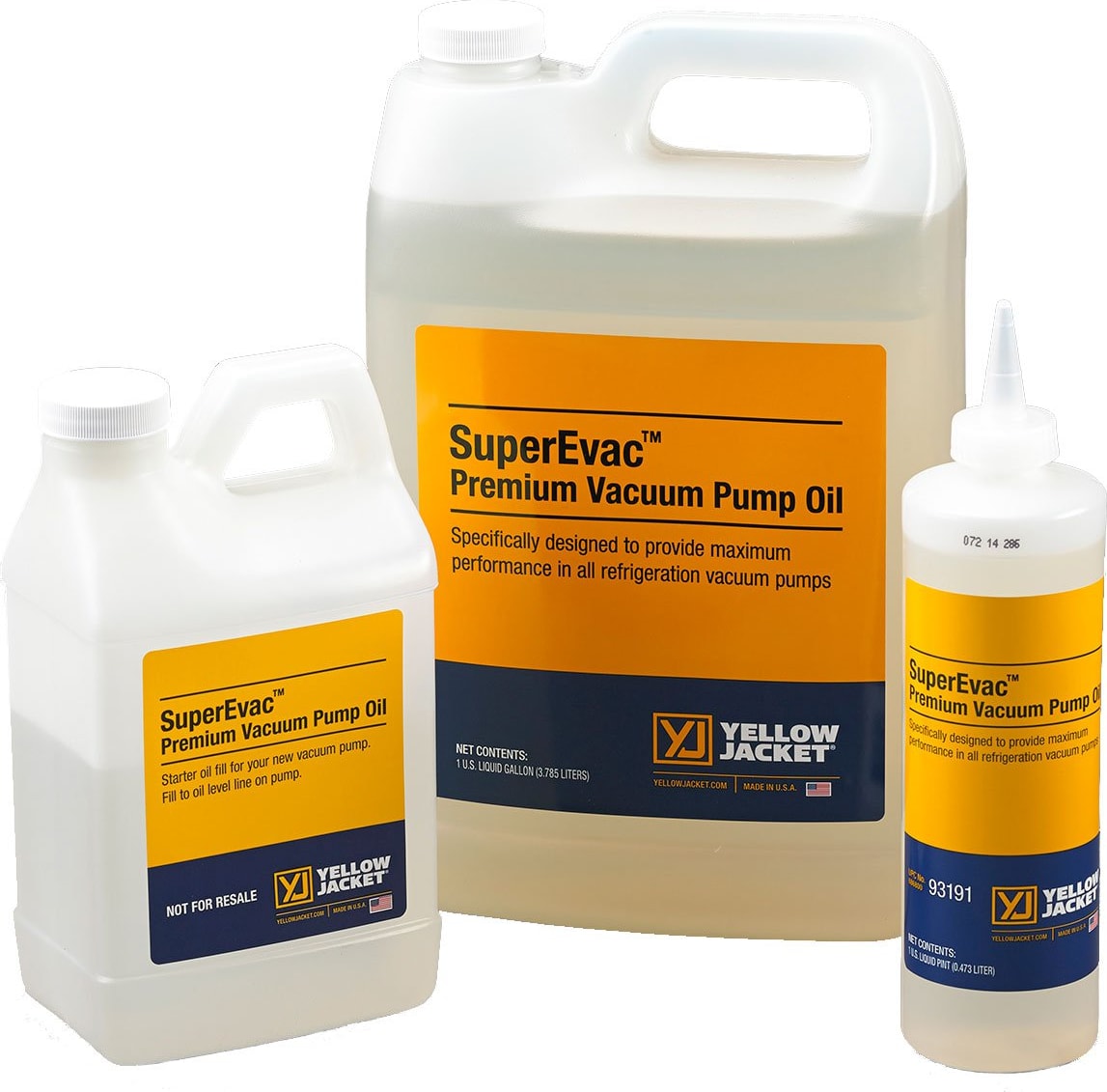 Yellow Jacket 93092 Premium Vacuum Pump Oil TEquipment