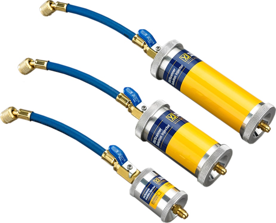 Yellow Jacket Dye and Oil Injectors