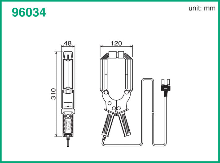 Yokogawa 96034 Current Clamp Probe - 3000A AC