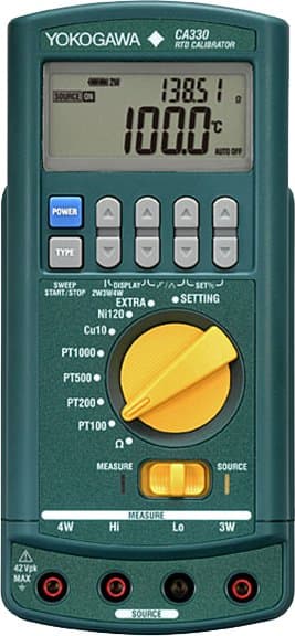 Yokogawa CA330 RTD Process Calibrator