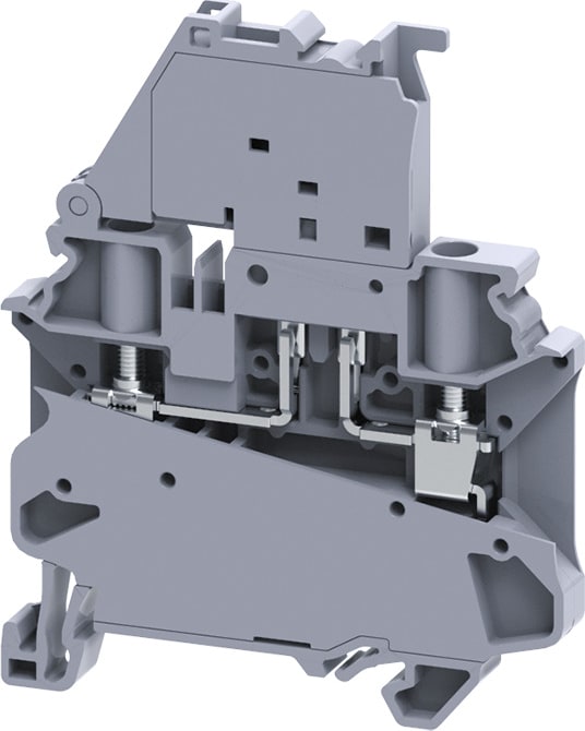 Altech CYF4 - Terminal Block, DIN, Screw, Fuse, 5x20mm, 10A, Gray, CY ...