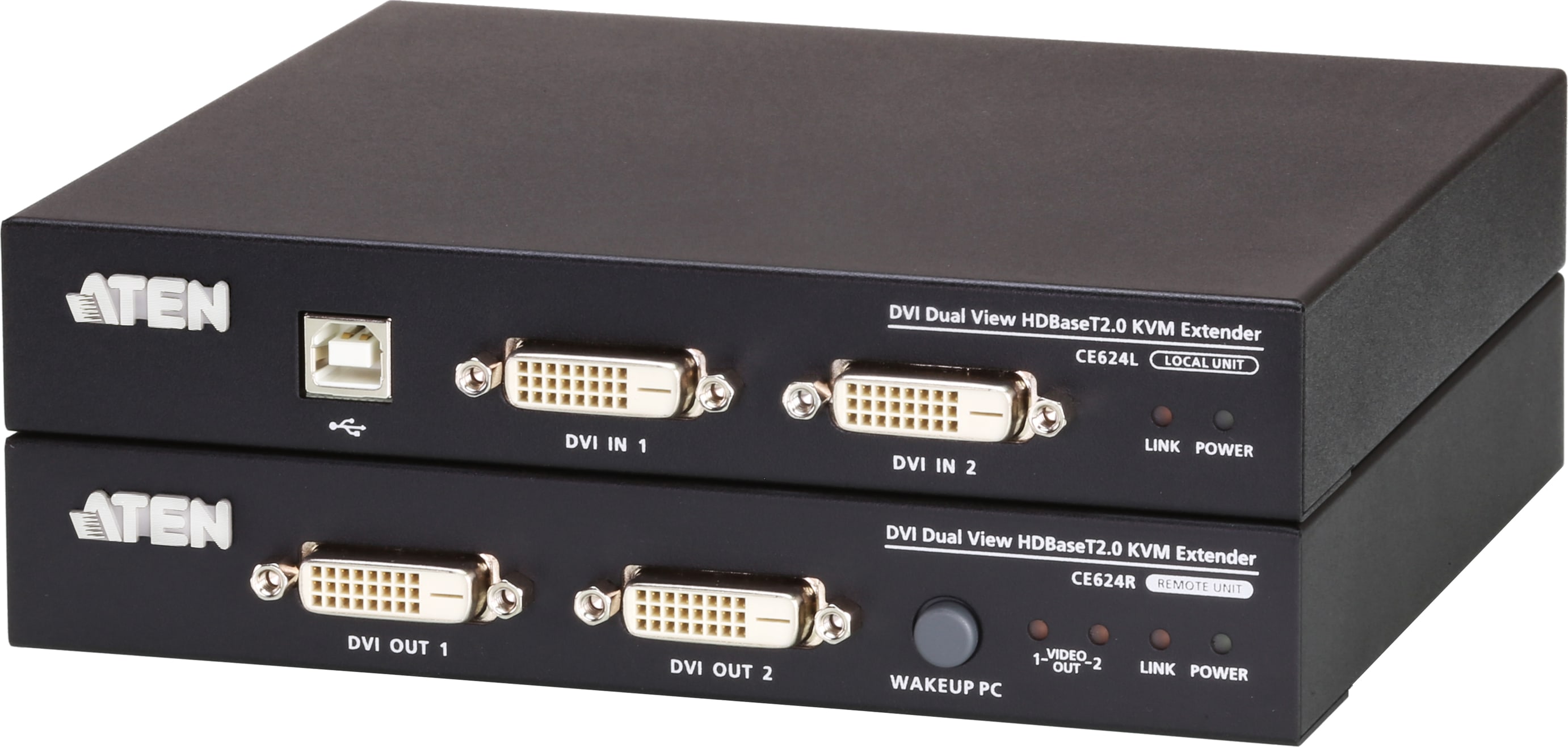 2021最新作】 Aten DVI Hdbaset KVM Extender with Extremeusb 1920 X 1200@100M 