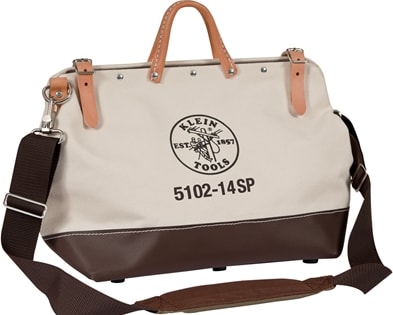 Klein Tools 5102-14SP 14" (356 mm) Deluxe Canvas Tool Bag
